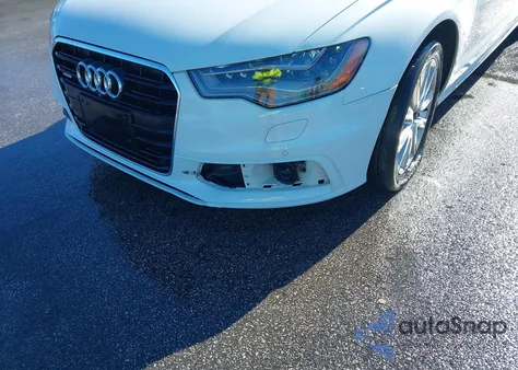 2014 Audi A6 3.0T Premium Plus from USA, damaged, VIN WAUHGAFC1EN005026
